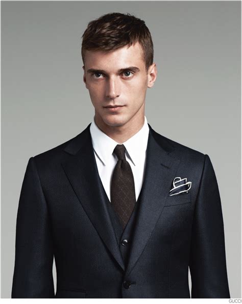 gucci model in suits|who makes Gucci suits.